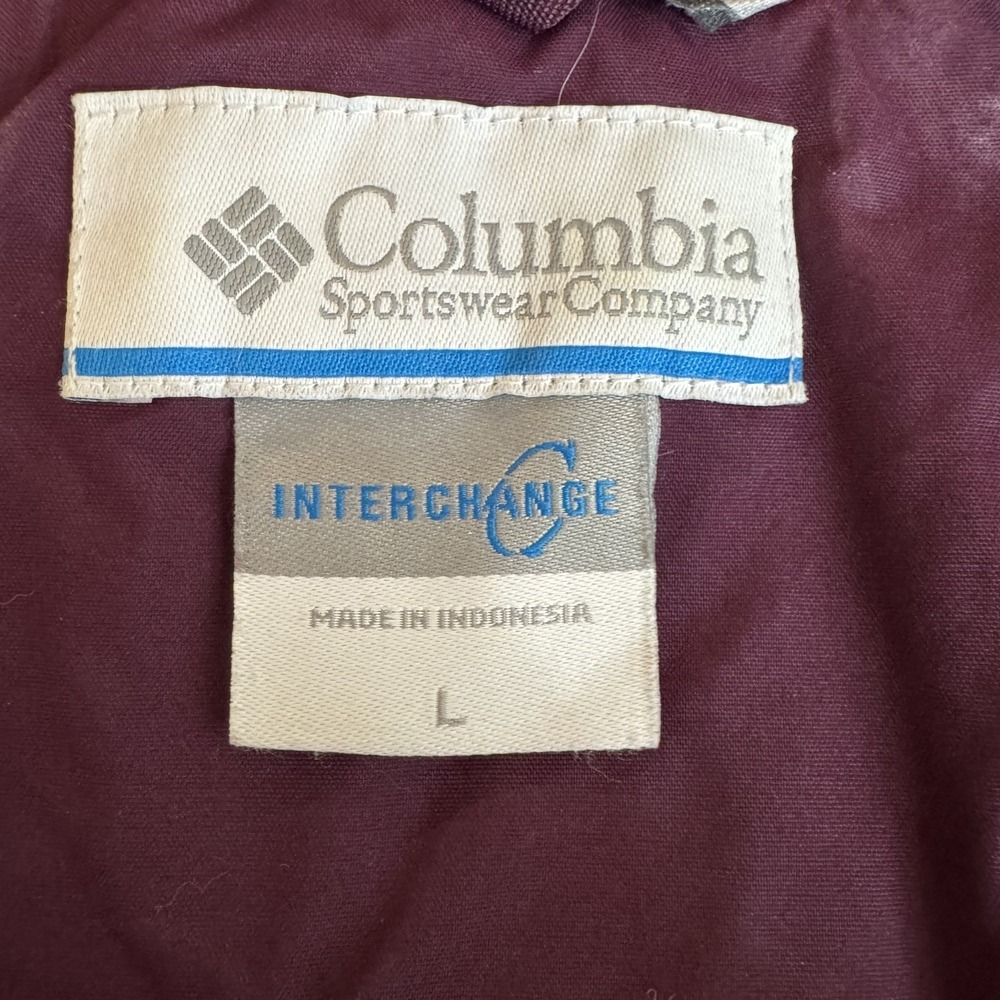 Columbia Omni Tech Jacket Hooded Womens Size Large Purple - Picture 3 of 10